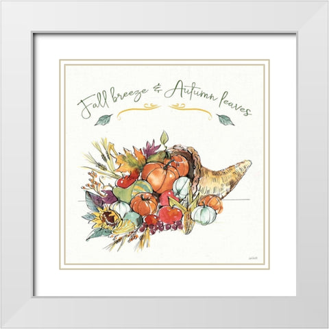 Country Harvest IV White Modern Wood Framed Art Print with Double Matting by Tavoletti, Anne