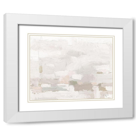 Soft Hues Neutral Crop White Modern Wood Framed Art Print with Double Matting by Wiens, James