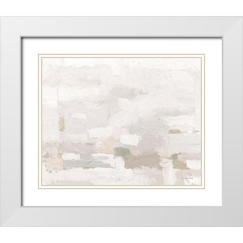 Soft Hues Neutral Crop White Modern Wood Framed Art Print with Double Matting by Wiens, James