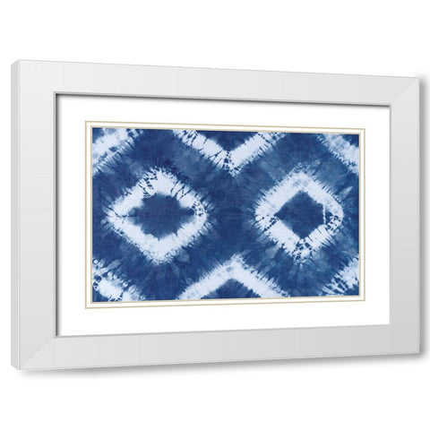 Shiboriscapes IX White Modern Wood Framed Art Print with Double Matting by Urban, Mary
