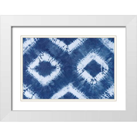 Shiboriscapes IX White Modern Wood Framed Art Print with Double Matting by Urban, Mary