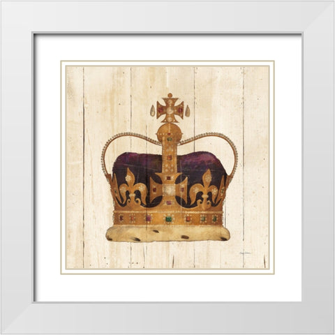 The Majestys Crown I Light White Modern Wood Framed Art Print with Double Matting by Tillmon, Avery