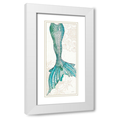 Sea Sirens III White Modern Wood Framed Art Print with Double Matting by Tavoletti, Anne