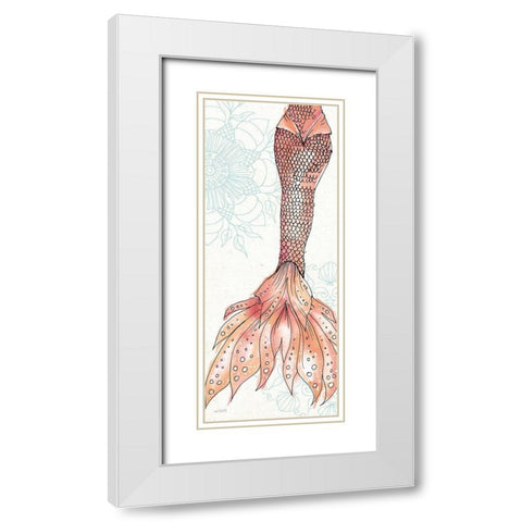 Sea Sirens IV White Modern Wood Framed Art Print with Double Matting by Tavoletti, Anne