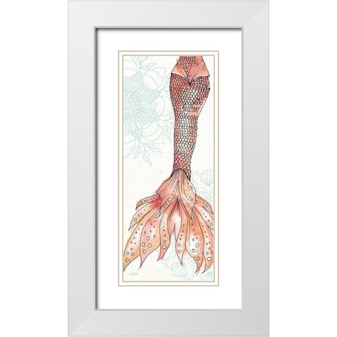 Sea Sirens IV White Modern Wood Framed Art Print with Double Matting by Tavoletti, Anne