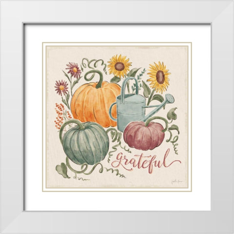 Harvest Jewels II White Modern Wood Framed Art Print with Double Matting by Penner, Janelle