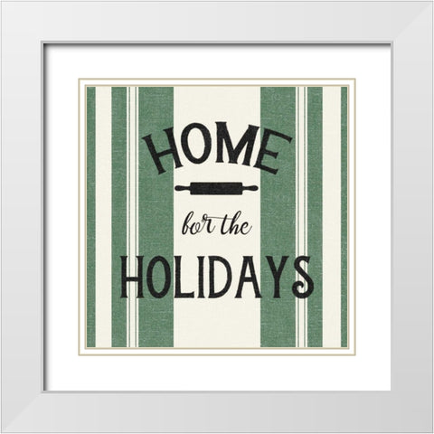 Heartland Holiday I White Modern Wood Framed Art Print with Double Matting by Wild Apple Portfolio