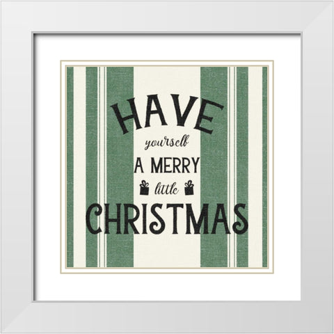 Heartland Holiday II White Modern Wood Framed Art Print with Double Matting by Wild Apple Portfolio