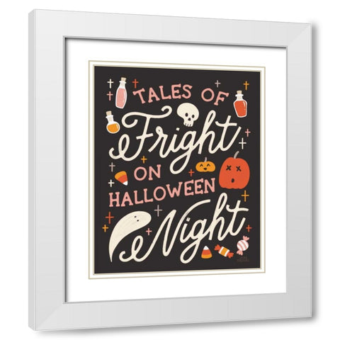 Trick or Treat VII White Modern Wood Framed Art Print with Double Matting by Marshall, Laura