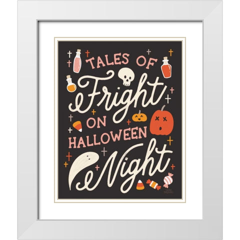 Trick or Treat VII White Modern Wood Framed Art Print with Double Matting by Marshall, Laura