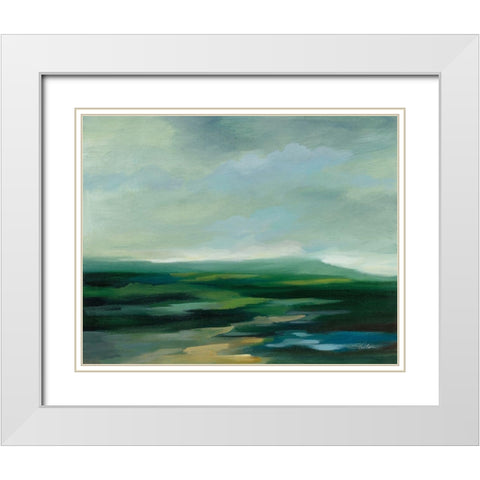 Ireland Reminiscence White Modern Wood Framed Art Print with Double Matting by Vassileva, Silvia