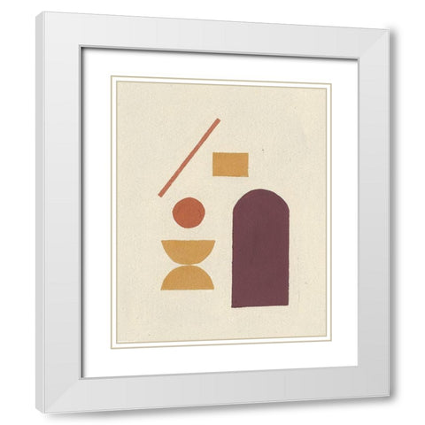 Leftovers I White Modern Wood Framed Art Print with Double Matting by Hershey, Moira