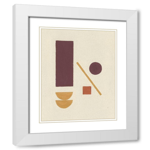 Leftovers II White Modern Wood Framed Art Print with Double Matting by Hershey, Moira