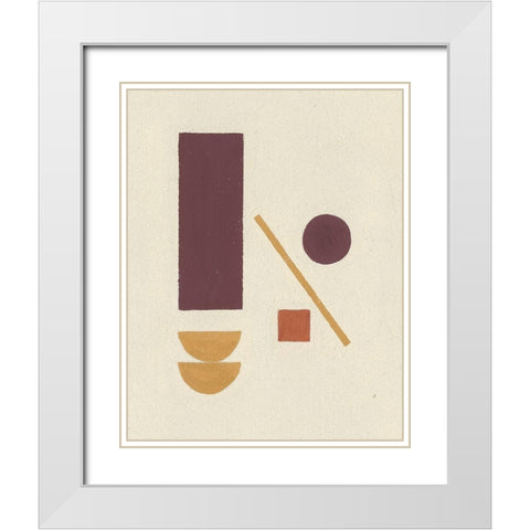 Leftovers II White Modern Wood Framed Art Print with Double Matting by Hershey, Moira