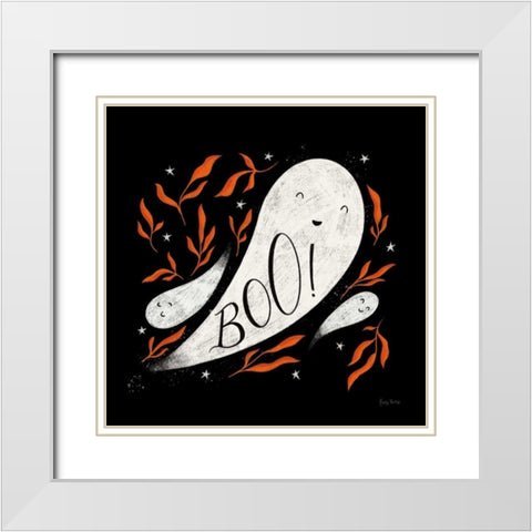 Cute Halloween III White Modern Wood Framed Art Print with Double Matting by Thorns, Becky