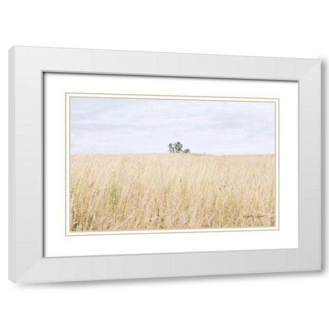On the Edge I White Modern Wood Framed Art Print with Double Matting by Urquhart, Elizabeth