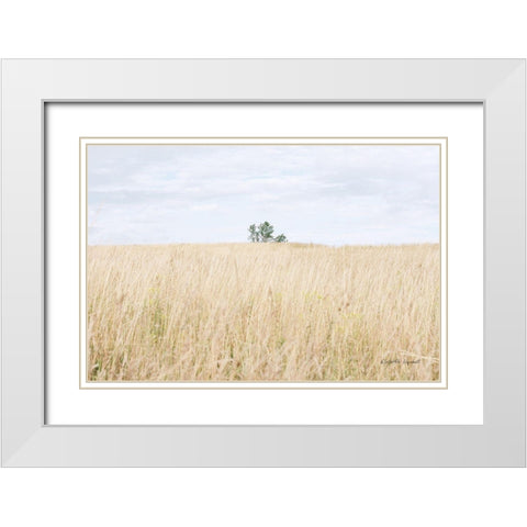 On the Edge I White Modern Wood Framed Art Print with Double Matting by Urquhart, Elizabeth