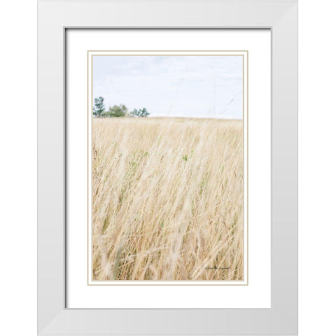 On the Edge III White Modern Wood Framed Art Print with Double Matting by Urquhart, Elizabeth