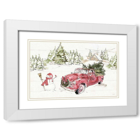 Soft Season I White Modern Wood Framed Art Print with Double Matting by Tavoletti, Anne