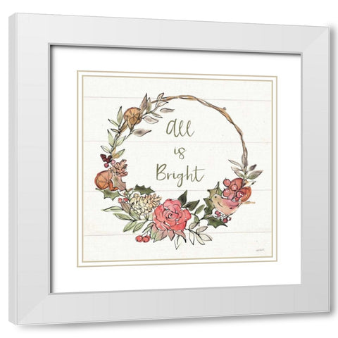 Soft Season IV White Modern Wood Framed Art Print with Double Matting by Tavoletti, Anne