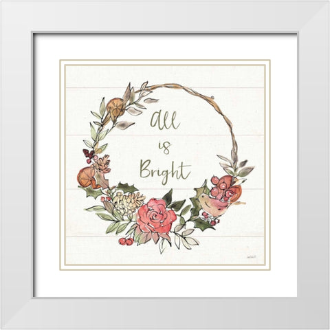 Soft Season IV White Modern Wood Framed Art Print with Double Matting by Tavoletti, Anne