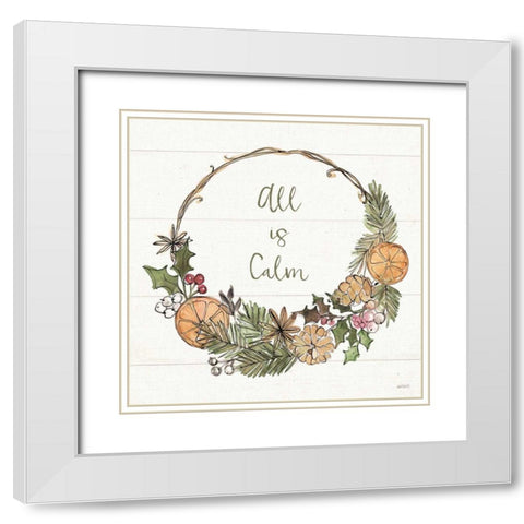 Soft Season V White Modern Wood Framed Art Print with Double Matting by Tavoletti, Anne