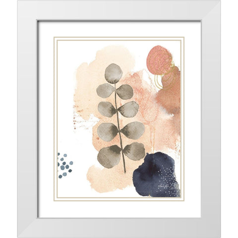 Serene Nature II White Modern Wood Framed Art Print with Double Matting by Horn, Laura