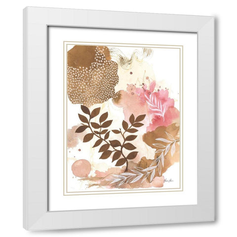 Nature Bliss II White Modern Wood Framed Art Print with Double Matting by Horn, Laura