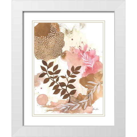 Nature Bliss II White Modern Wood Framed Art Print with Double Matting by Horn, Laura