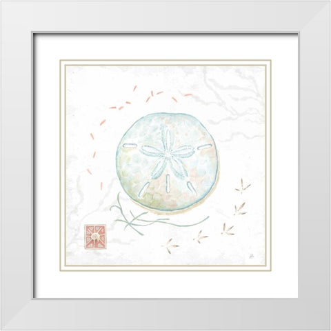 Delicate Sea VI White Modern Wood Framed Art Print with Double Matting by Brissonnet, Daphne