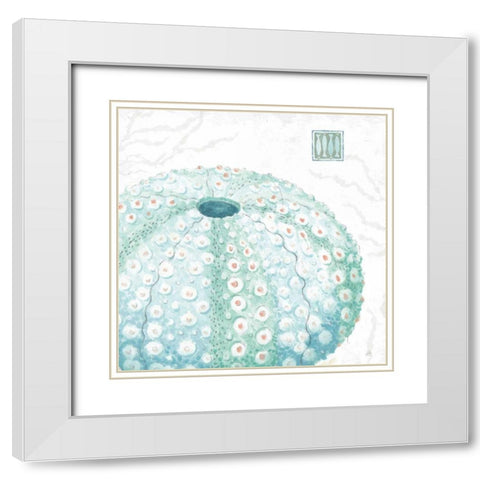 Delicate Sea VIII White Modern Wood Framed Art Print with Double Matting by Brissonnet, Daphne