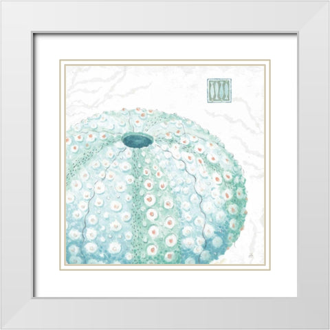 Delicate Sea VIII White Modern Wood Framed Art Print with Double Matting by Brissonnet, Daphne