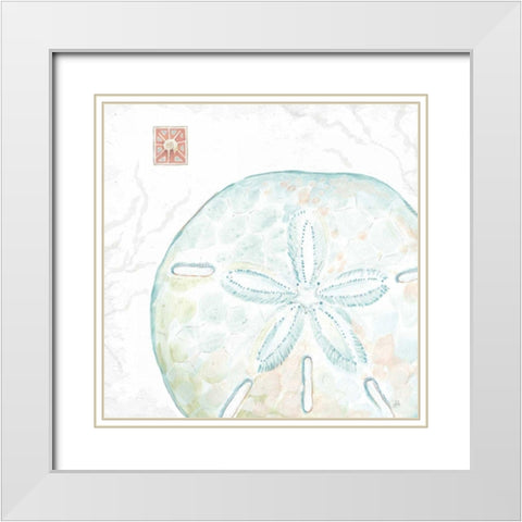 Delicate Sea IX White Modern Wood Framed Art Print with Double Matting by Brissonnet, Daphne