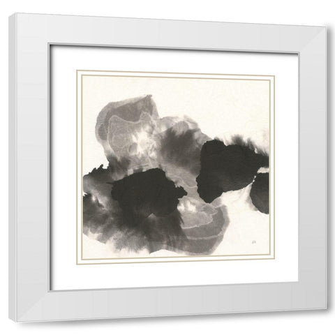 Transitions I White Modern Wood Framed Art Print with Double Matting by Paschke, Chris