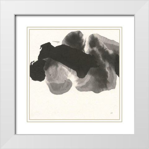 Transitions III White Modern Wood Framed Art Print with Double Matting by Paschke, Chris