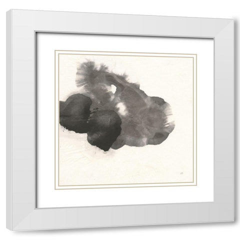 Transitions VI White Modern Wood Framed Art Print with Double Matting by Paschke, Chris