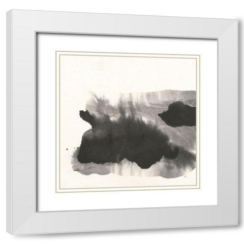 Transitions VIII White Modern Wood Framed Art Print with Double Matting by Paschke, Chris