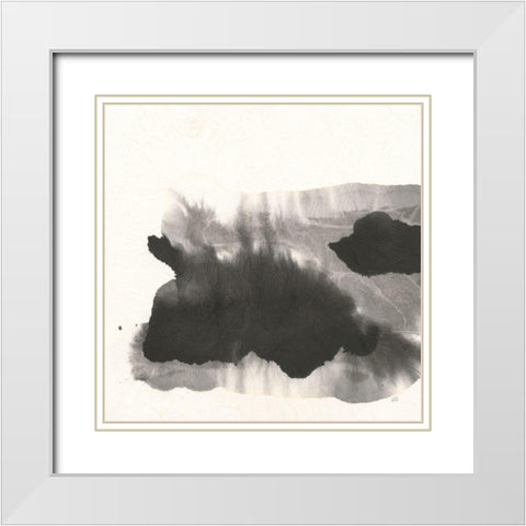 Transitions VIII White Modern Wood Framed Art Print with Double Matting by Paschke, Chris