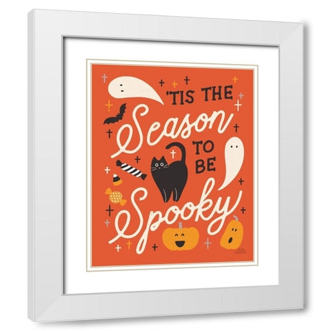 Trick or Treat V with Black White Modern Wood Framed Art Print with Double Matting by Marshall, Laura