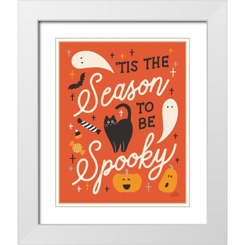 Trick or Treat V with Black White Modern Wood Framed Art Print with Double Matting by Marshall, Laura