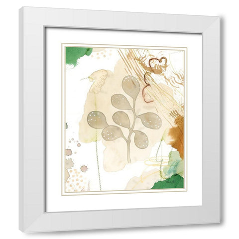 Nature Abstract I Detail White Modern Wood Framed Art Print with Double Matting by Horn, Laura