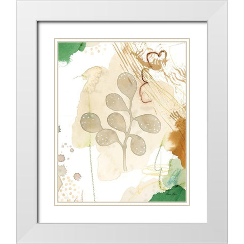 Nature Abstract I Detail White Modern Wood Framed Art Print with Double Matting by Horn, Laura