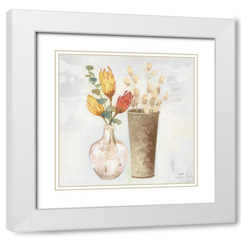 Autumn Greenhouse V Brown White Modern Wood Framed Art Print with Double Matting by Purinton, Julia