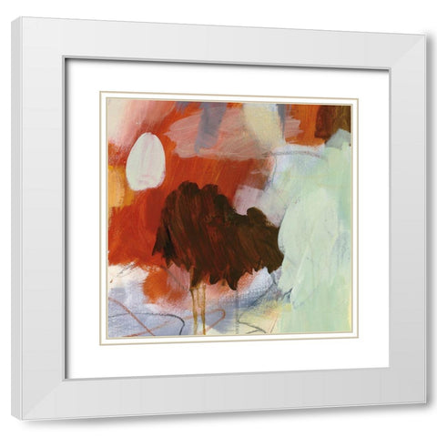 Hardy III White Modern Wood Framed Art Print with Double Matting by Urban, Mary