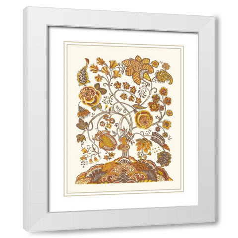 Authentic Bouquet White Modern Wood Framed Art Print with Double Matting by Wild Apple Portfolio