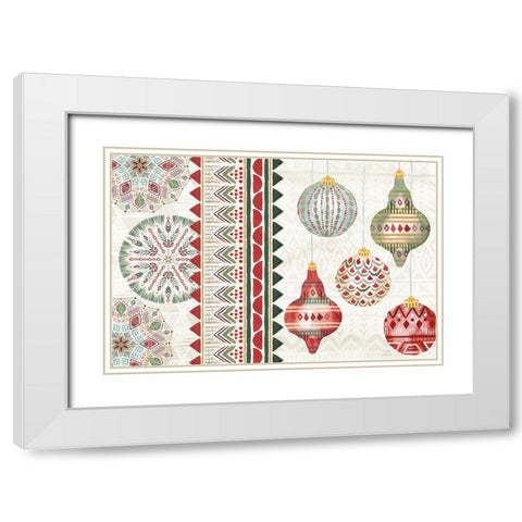 Winter Moment I White Modern Wood Framed Art Print with Double Matting by June, Dina