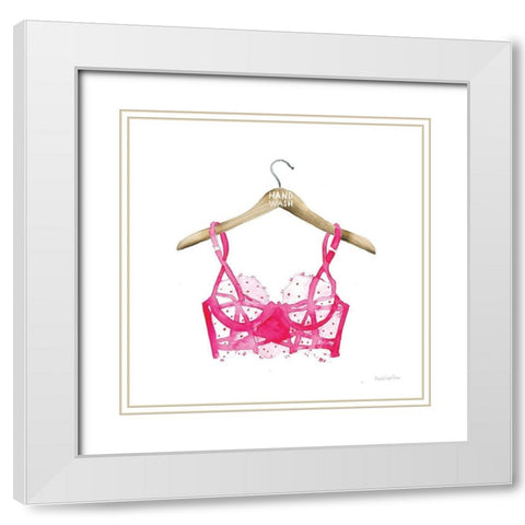 Hand Wash III White Modern Wood Framed Art Print with Double Matting by Charro, Mercedes Lopez
