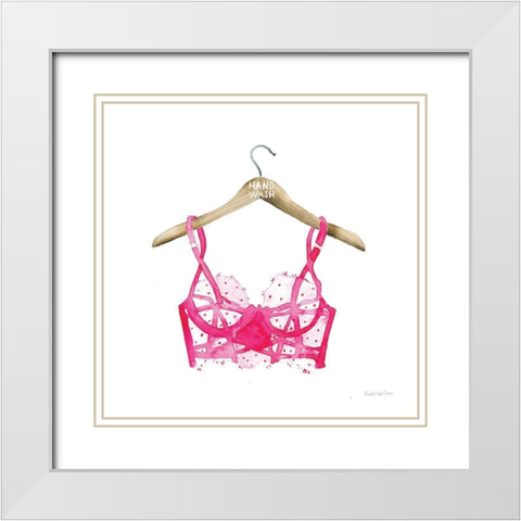 Hand Wash III White Modern Wood Framed Art Print with Double Matting by Charro, Mercedes Lopez