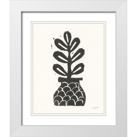 Planted IV White Modern Wood Framed Art Print with Double Matting by Prahl, Courtney