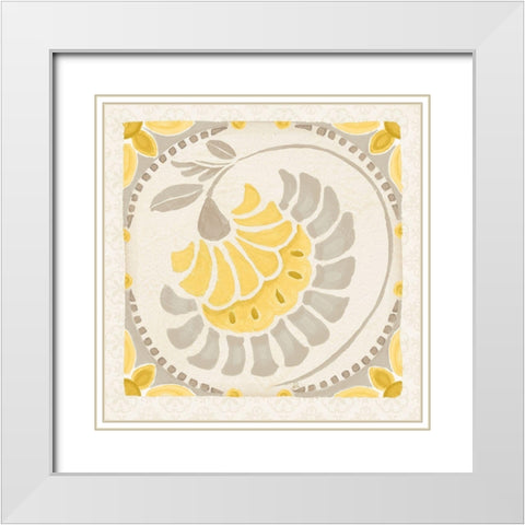 Love Tales XV Yellow White Modern Wood Framed Art Print with Double Matting by Brissonnet, Daphne